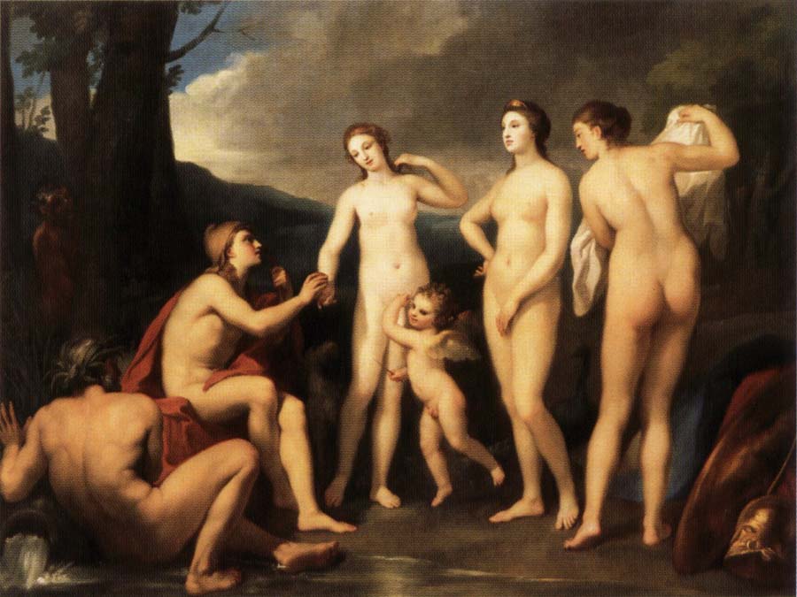 MENGS, Anton Raphael Judgement of Paris